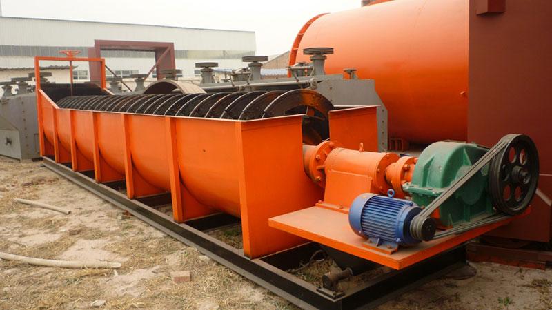 Difference between spiral sand washer and spiral classifier