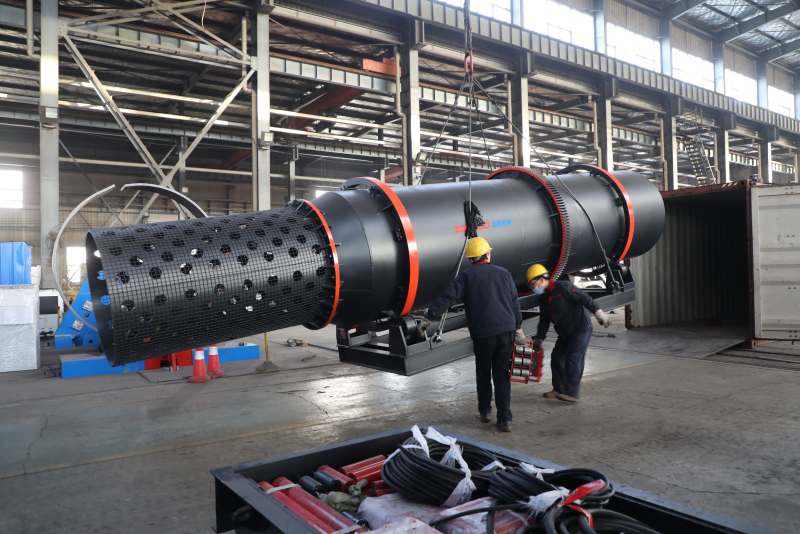 Trommel screen gold washing machine has been shipped to South Africa